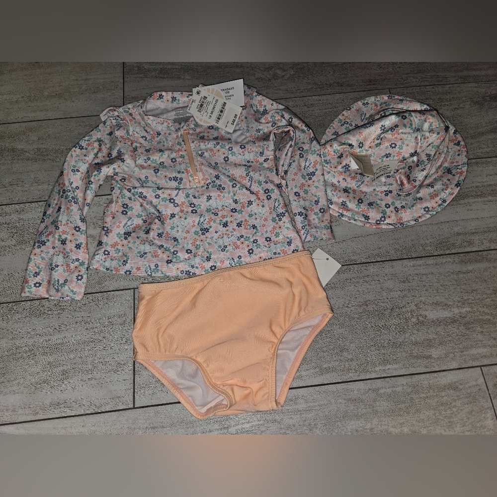 First Impressions Floral Swim Set Size 18mnth